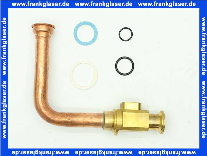 7099570 Junkers Rohr-Rücklauf-Pumpe-Wärmetauscher für BK 13 W/WK-..