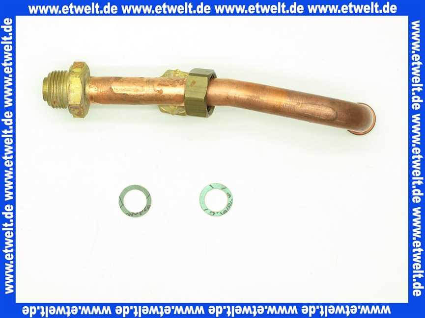 7100812 Junkers Anschlussrohr Brauchwasserausgabe Linea-kombi23