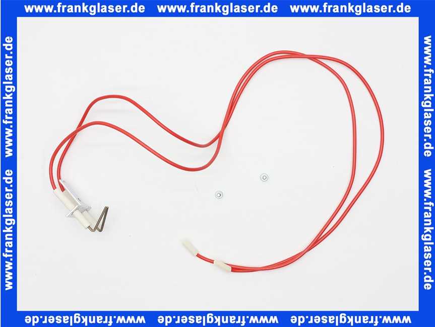 7101150 Junkers Zündelektrode mit Kabel/Stecker U102,U104