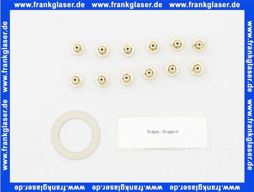 7701209057 Junkers Gasart-Umbausatz 21-23 für WR 275-7 KDOG.. zur Umstellung von Erdgas L auf Erdgas H
