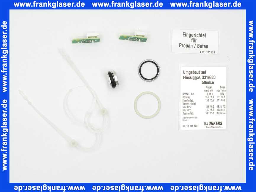 7710149035 Junkers Gasart-Umbausatz 21,2331 für ZB3-16..,ZSBR3