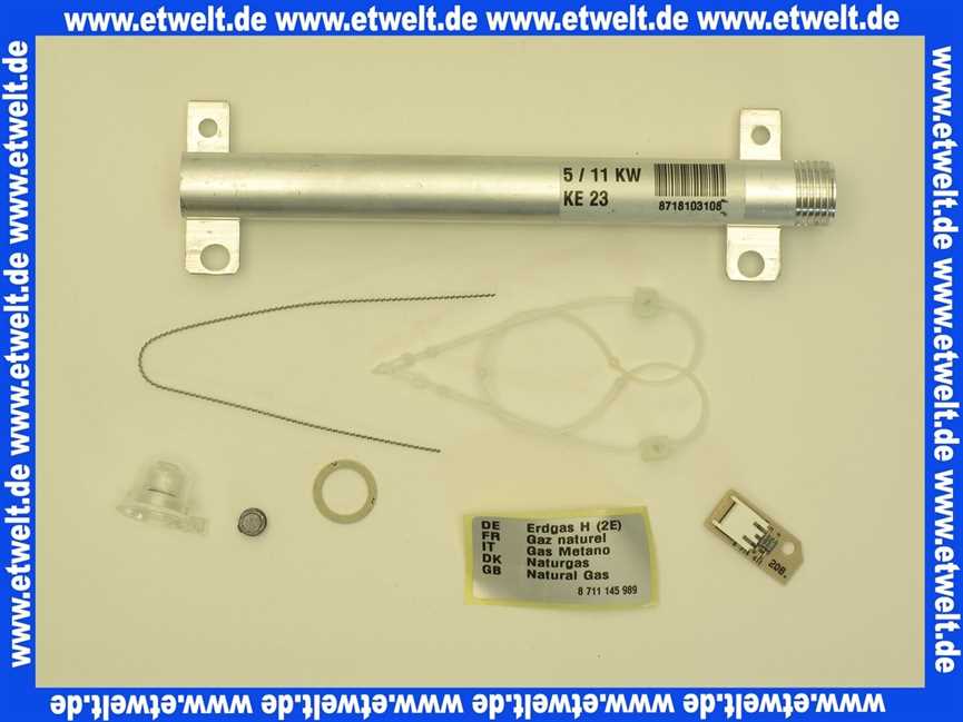 7712039020 Junkers Gasart-Umbausatz 21,3123 für ZSN5/11-6KE..