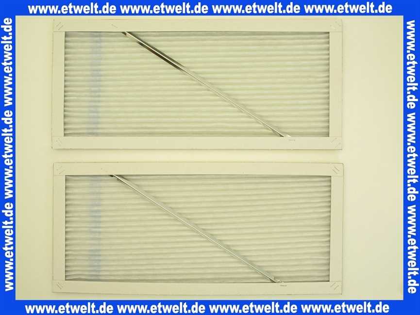 7719001647 Junkers Filterset Filter FS350 für LW350 Filtereinsatz