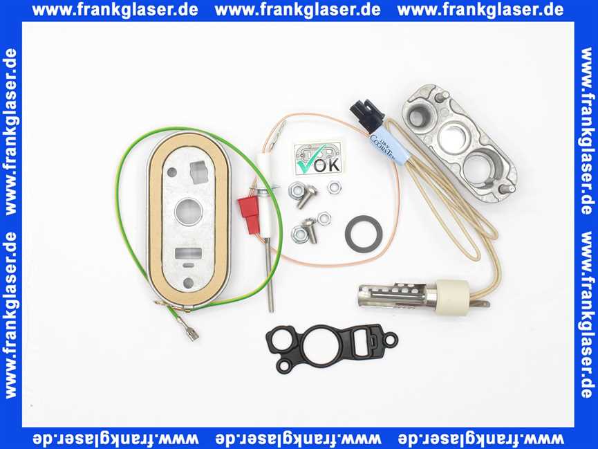 7736700318 Junkers Glühzünder/Elektrode-Set 15-45 kW