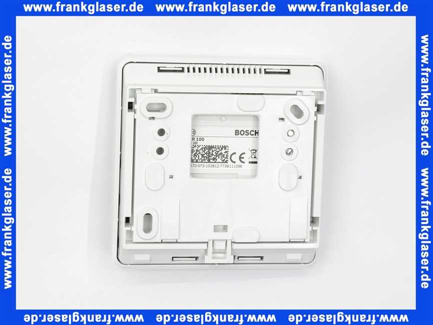 7738111096 Junkers Raumtemperaturgeführter Regler CR 100 Bosch Raumthermostat