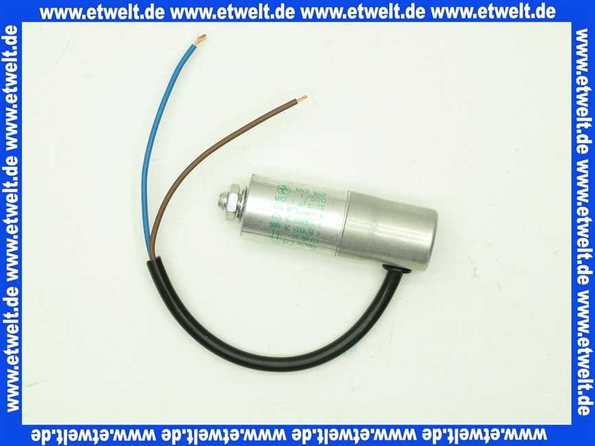 7747001615 Junkers Kondensator für Abgasgebläse Pellet_1/2W