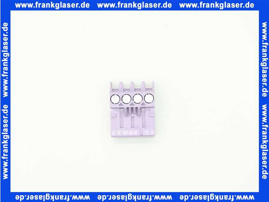 Junkers 7747023966 Anschlussklemme 4-pol viol. SH I Mischer