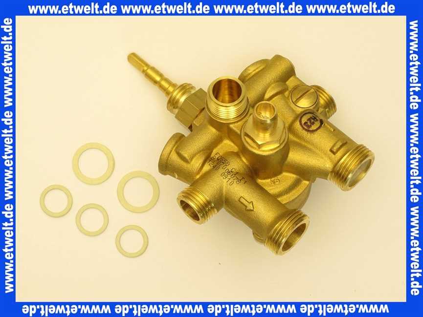 87070025780 Junkers Wasserarmatur Messing für WR 350-1K../-1K/-3