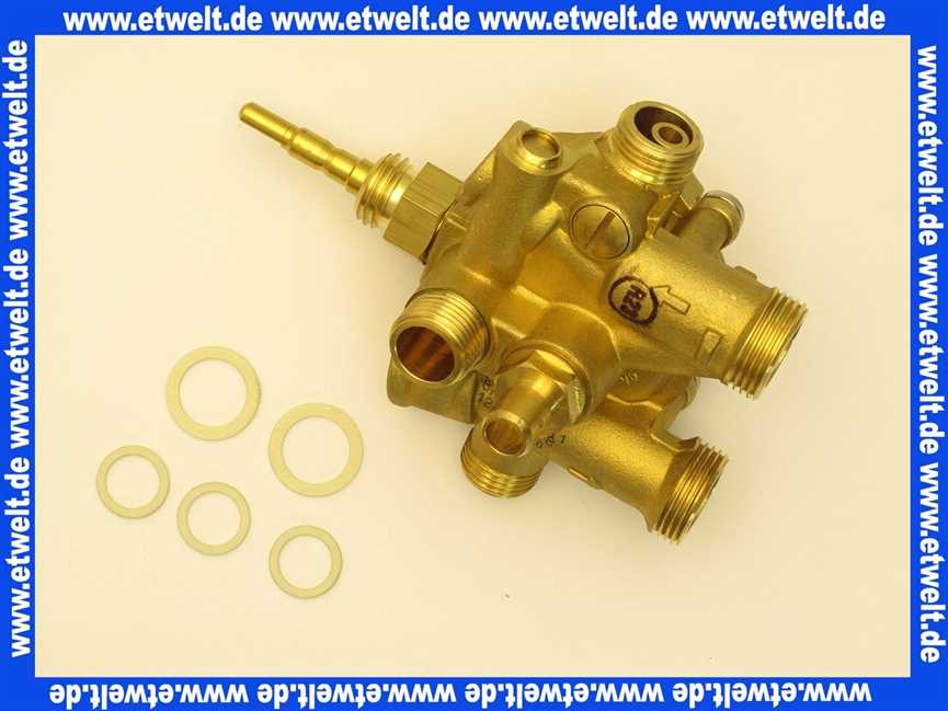 87070025780 Junkers Wasserarmatur Messing für WR 350-1K../-1K/-3