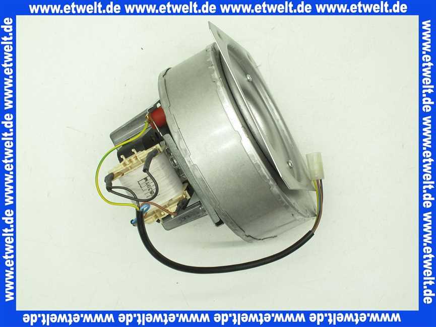 87072040010 Junkers Gebläse für W/WR200,250,325...-1AMO..P