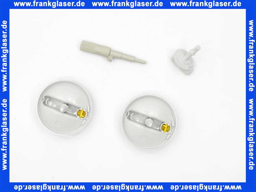 87120001040 Junkers Drehgriffe Knöpfe Einstellknöpfe hellgrau