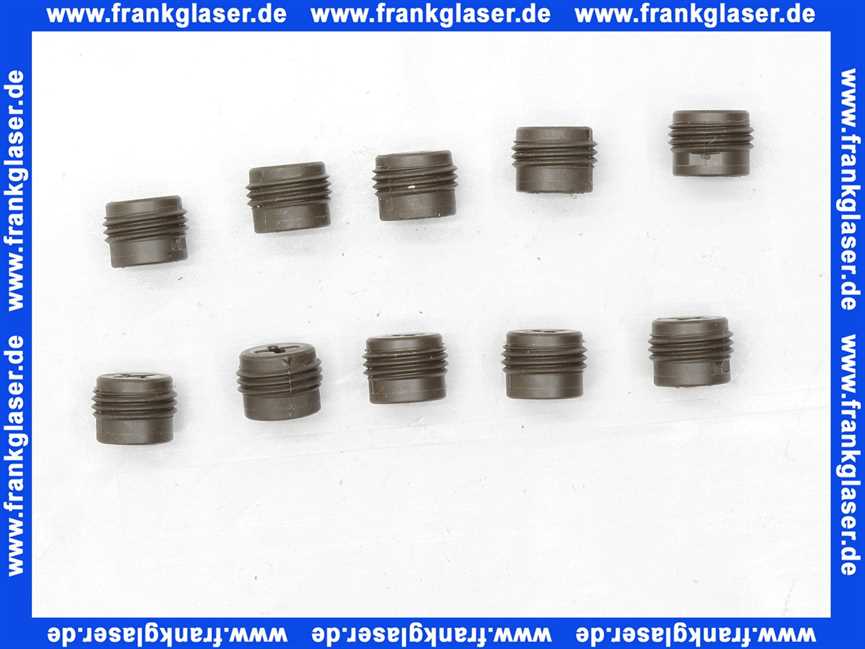 87134060880 Junkers Verschlussschraube 10 Stück Schraube für Messöffnung am Abgasstutzen