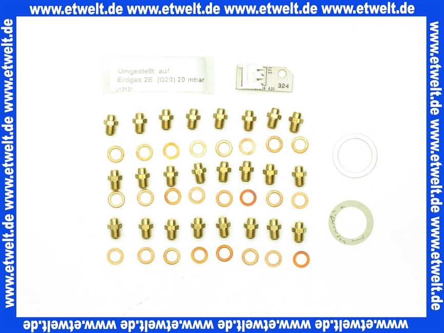 87160129340 Junkers Gasart-Umbausatz (LL-E&P-E)