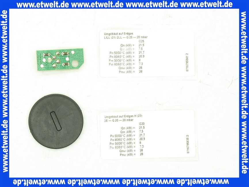 87167633110 Junkers Gasart-Umbausatz 31--23