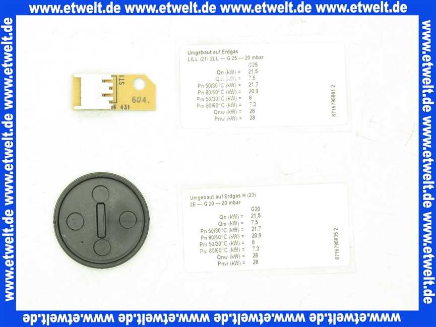 87167633110 Junkers Gasart-Umbausatz 31--23