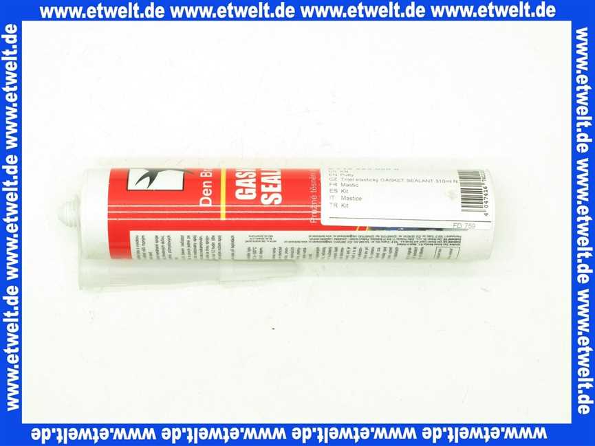 87182230500 Junkers Silikonkartusche SEALANT 310ml für KRS 15...40-2, FBS 15-14...-40