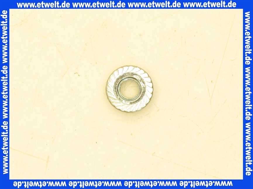 87185712670 Junkers 6kt-Mutter DIN6923 M8 A3K (1 Stück) für KBR 120...280-3 A, MKB 240...560-3 A