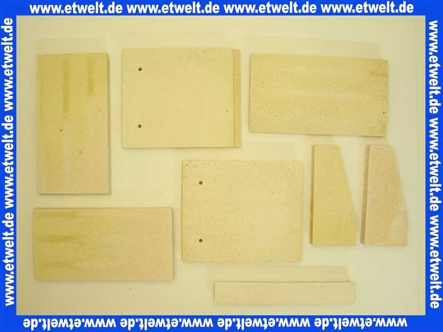 8718571534 Junkers Schamottegarnitur 6 kompl. für COSY06