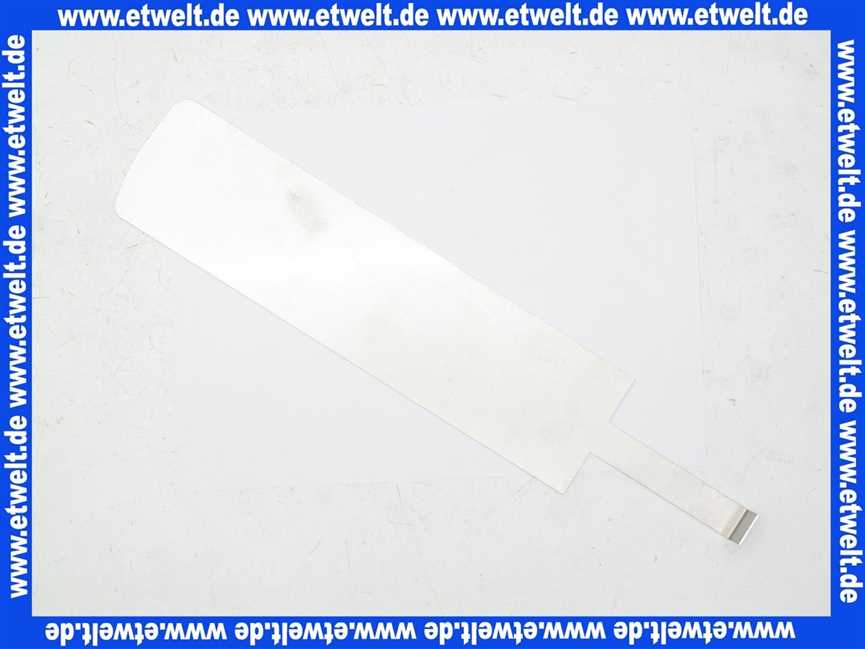 87185763130 Junkers Heizgaslenkplatte GB135 Zug2 404mm