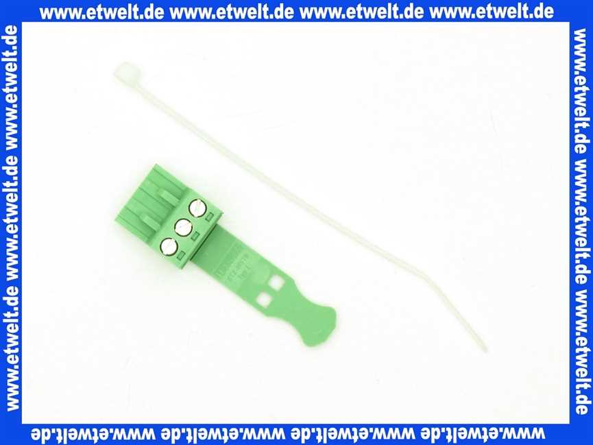 87185825770 Junkers Anschlussklemme MSTB 3-polig grün eve für KRS-Lambda 18,20,30,40 kW