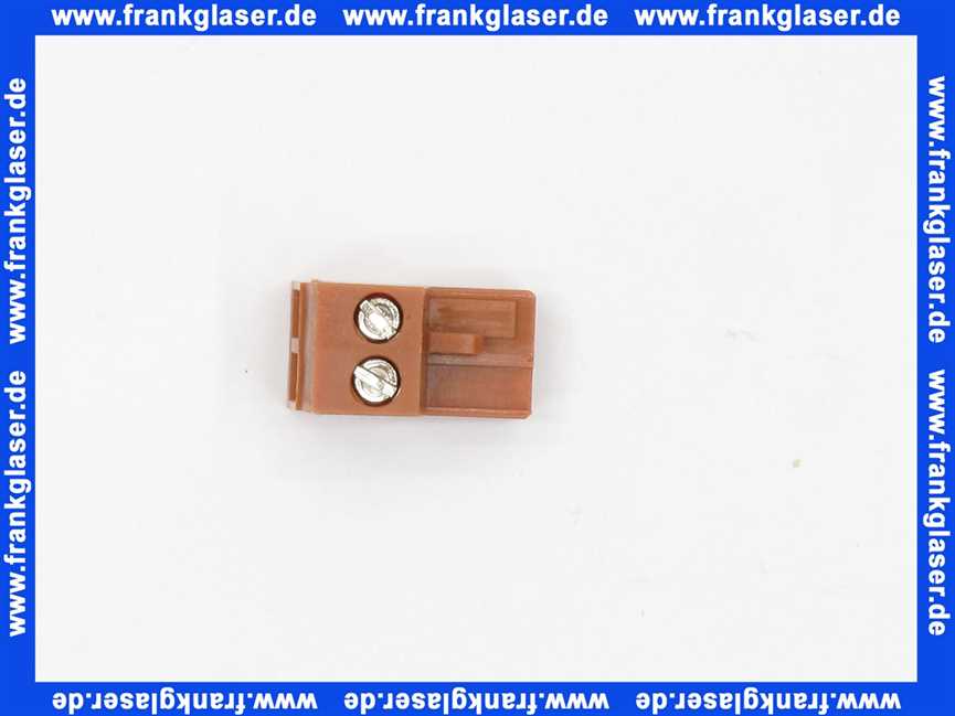 8718582620 Junkers Anschlussklemme 2-polig signalbraun für BK13, BK15, ICM, IGM