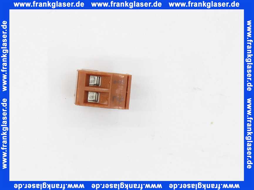 8718582620 Junkers Anschlussklemme 2-polig signalbraun für BK13, BK15, ICM, IGM