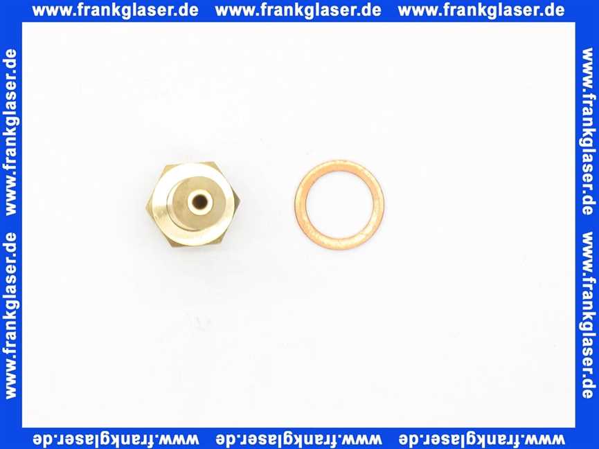 8718584791 Junkers Hauptgasdüse 2,70 Bohrung SW16 L:48 mm