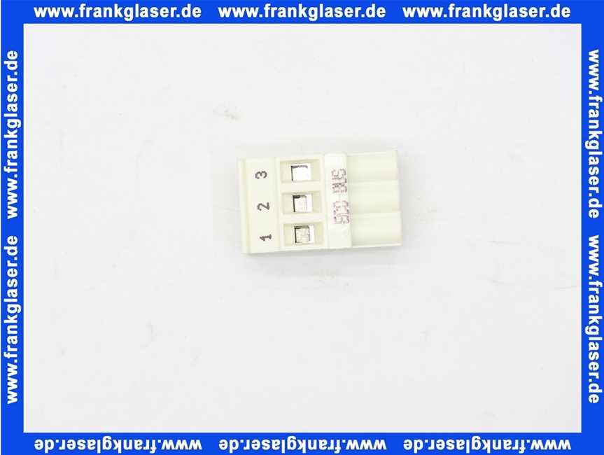 Junkers 8718585568 Anschlussklemme 3-pol BUS weiß