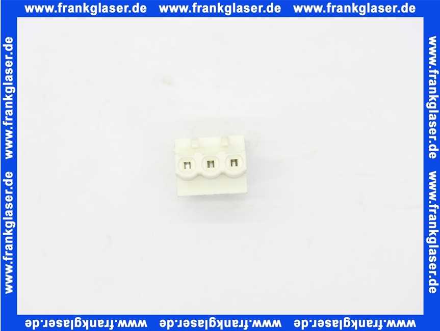 Junkers 8718585568 Anschlussklemme 3-pol BUS weiß
