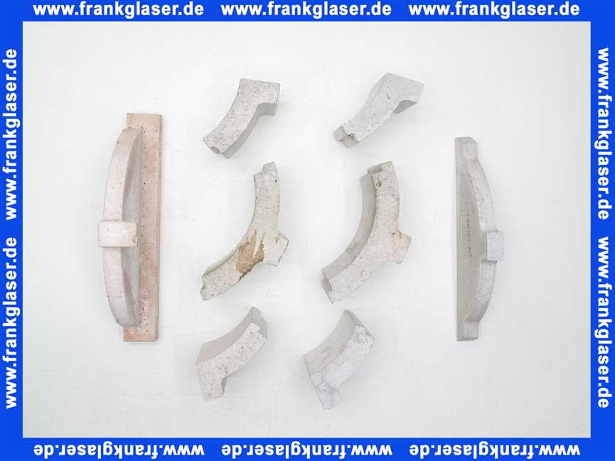 8738124448 Junkers Schamottsteine Set 15-20kW für KRS 15,20-2, FBS 15-14,-20 (Nachfolgeartikel)