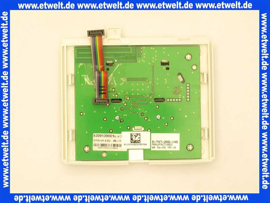 Junkers 87472081450 DT10 einkanalige Digital Uhr