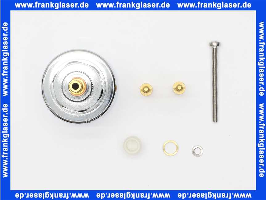 00028-C Kaja Verlängerungssatz für UP-Termostat ohne Absperrung in chrom