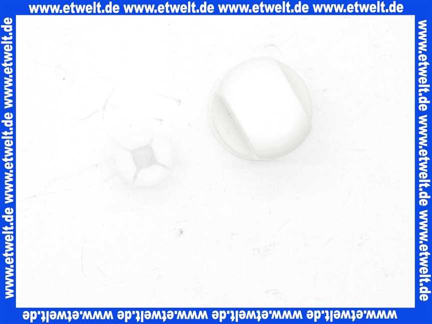 00072-W Kaja Griff für Geräteanschluß in weiß