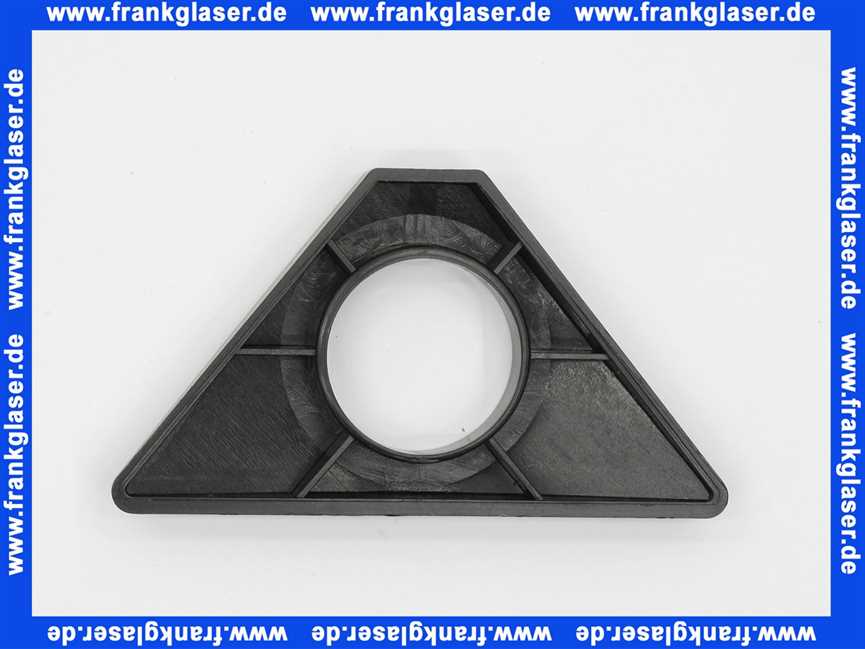 00109 Kaja Montagedreieck für GegenverschraubungSpült.-EH