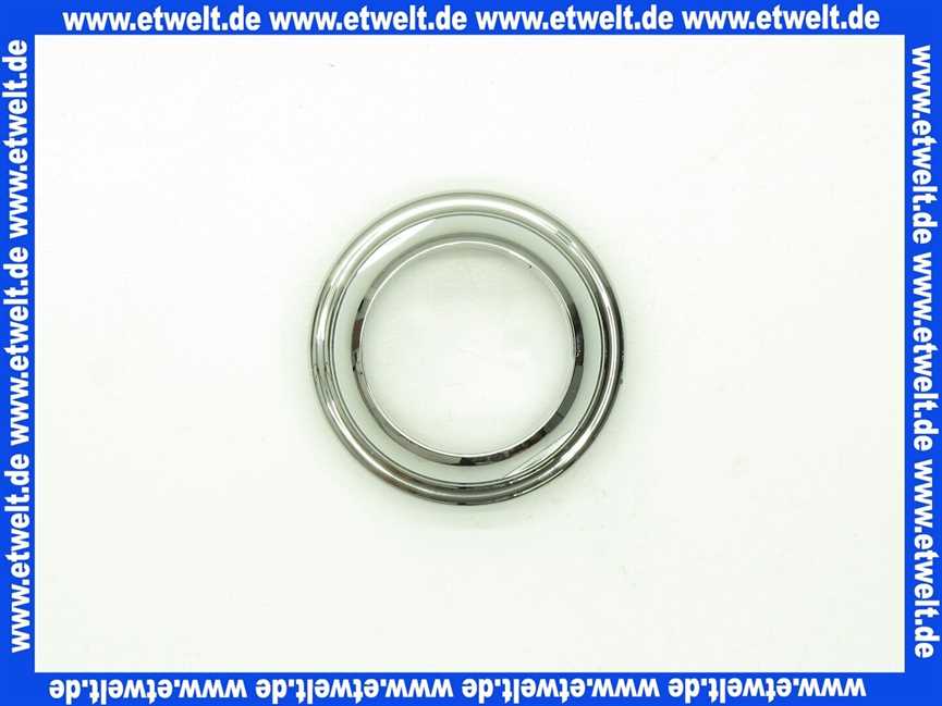 00143C Kaja Verschraubungsring in chrom
