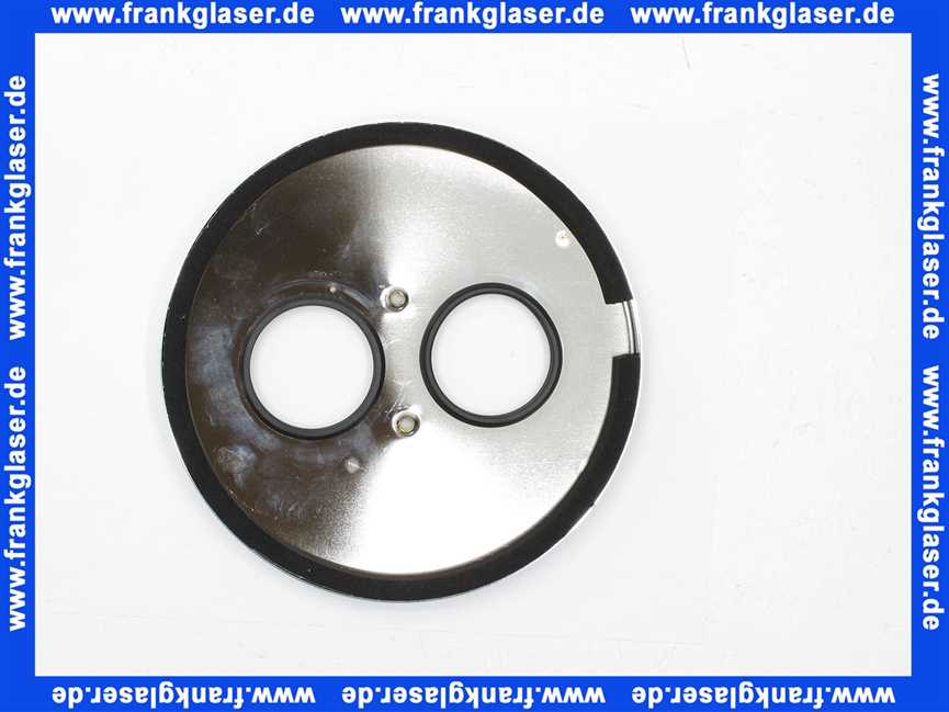 00175-C Kaja Wandrosette für IPURI-Unterputz-Thermostat mit Absperrung in chrom