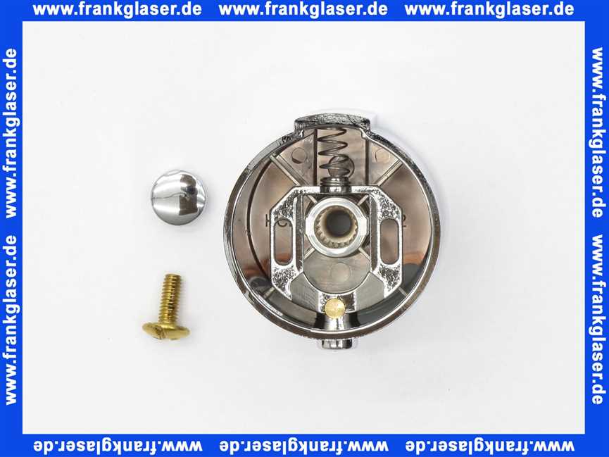 00283-C/G Kaja Temperaturregulier-Griff für Thermostatinkl. Befestigungsschraube in chrom/gold
