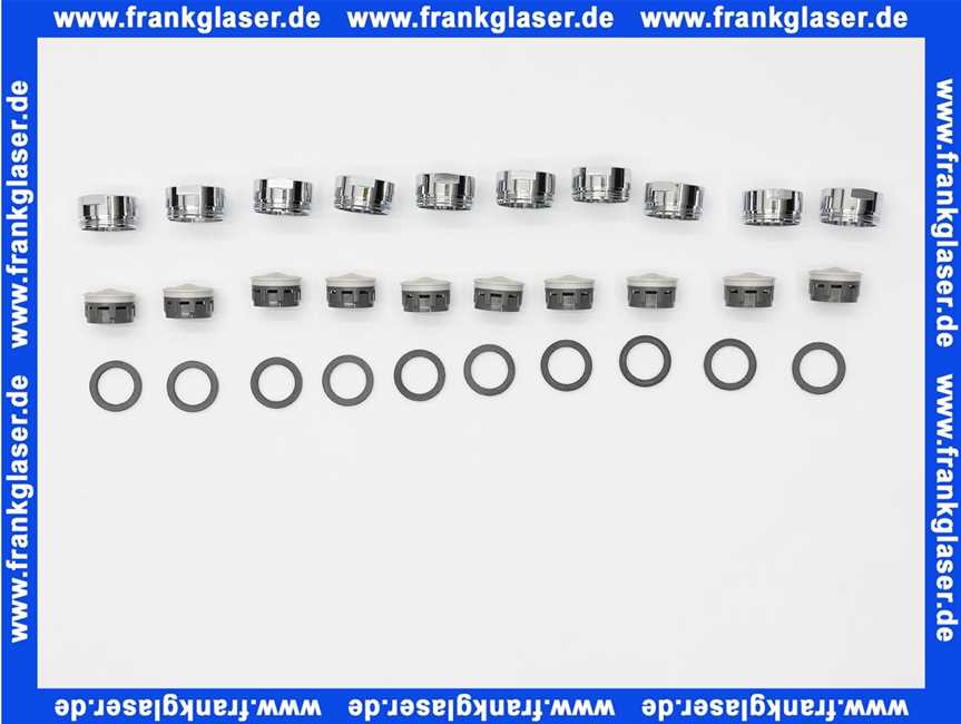 13901-C Kaja Luftsprudler M24x1,10er-Pack, in chrom