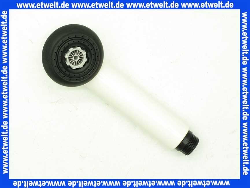 28011-W Kaja Küchenhandbrause für offene Warmwasserbereiter in weiß