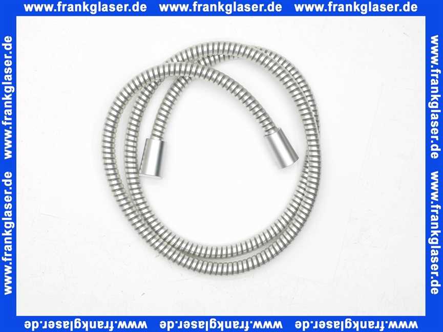 28112-E Kaja Metalleffekt-Flexschlauch mit Konus150 cm x 1/2 x 1/2 , in velourschrom