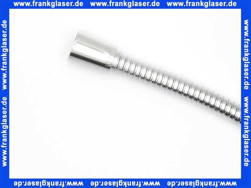 28116-C Kaja Metallschlauch Brauseschlauch für Wannenrandarmatur (M15x1) x G1/2 x 200cm