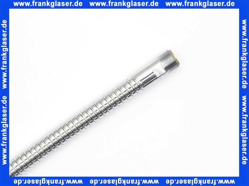 28116-C Kaja Metallschlauch Brauseschlauch für Wannenrandarmatur (M15x1) x G1/2 x 200cm