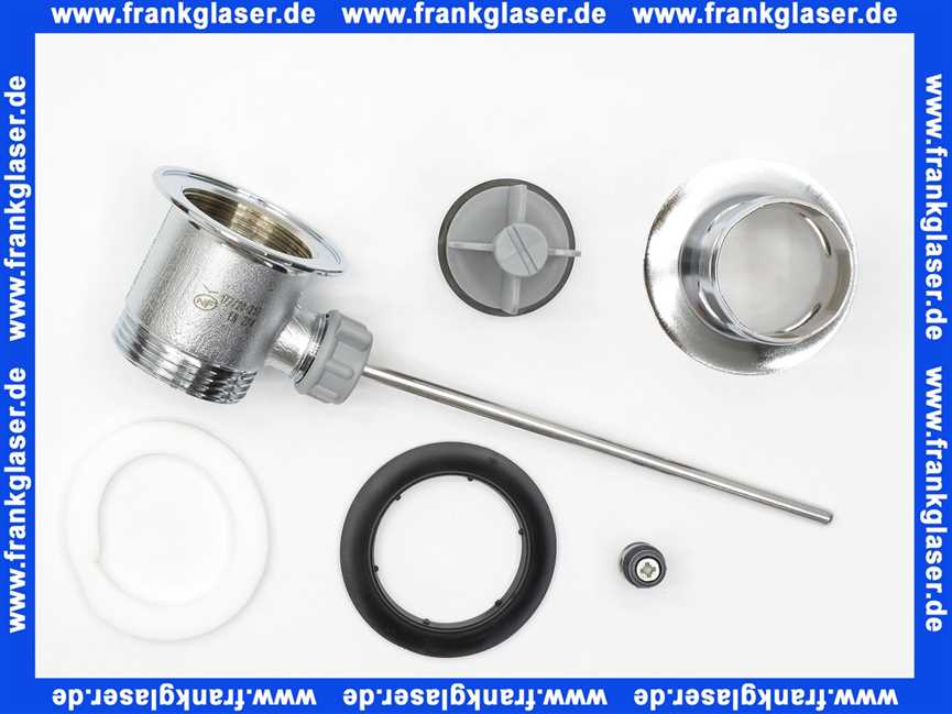 28910-C Kaja Ablaufgarnitur 1 1/4 , in chrom