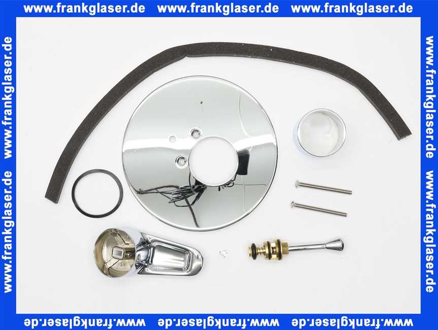 33452C Kaja mix Fertigmontageset für EH-UP-Wannenbatterie verchromt mit Umsteller