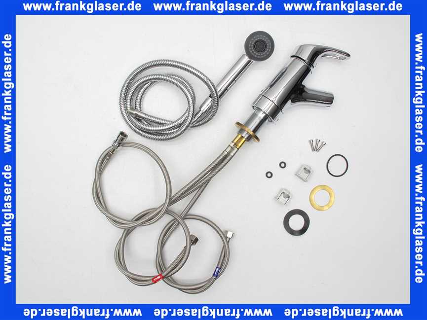36832C Kaja MIX Einhand-Spültisch-Einlochbatterie mit Bügelhebel Hochdruck für Unterfenstermontage in Chrom