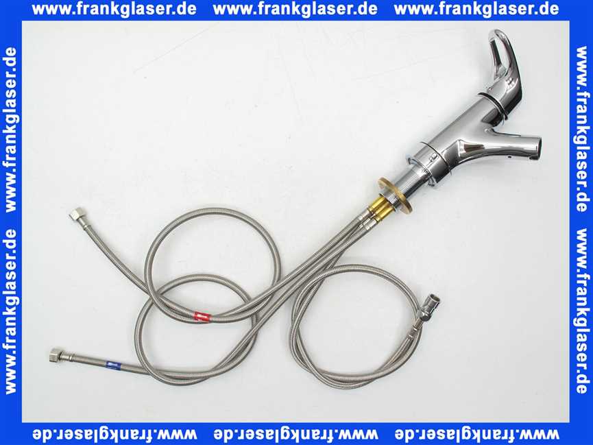 36832C Kaja MIX Einhand-Spültisch-Einlochbatterie mit Bügelhebel Hochdruck für Unterfenstermontage in Chrom