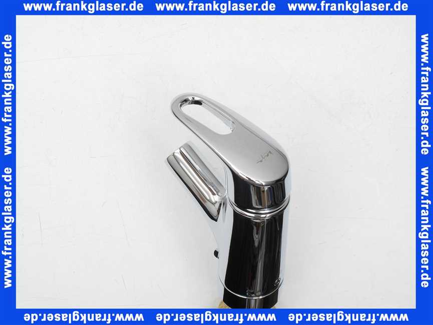 36832C Kaja MIX Einhand-Spültisch-Einlochbatterie mit Bügelhebel Hochdruck für Unterfenstermontage in Chrom