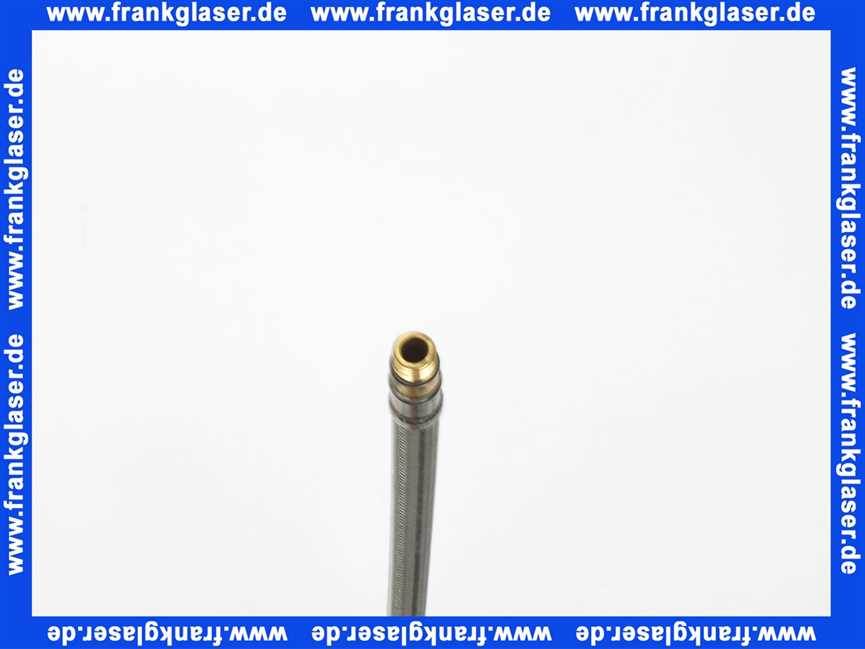 45519 Kaja Nirosta Druckschlauch für Einhebel Wannenrandarmatur M10x1 1/2Zoll 400mm