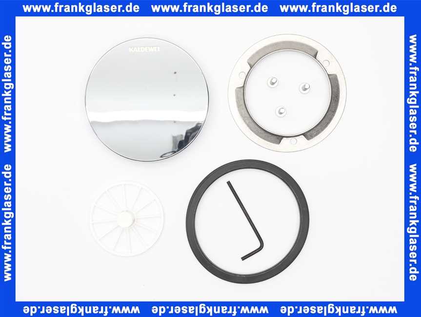 687744740999 Kaldewei Servicedeckel Kit zu KA90 verchromt
