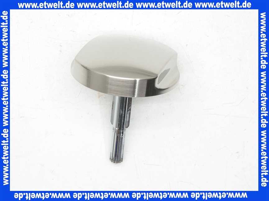 689402740989 Kaldewei Drehknauf platin-matt zu Trio Die Alte nummer 244455 wird durch 689402740989 ersetzt